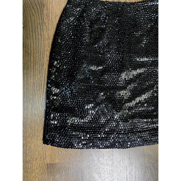 Sandy Starkman Fully Sequined Black Short Skirt~ 6 fits‎ XS-S 0 2 - Picture 2 of 3